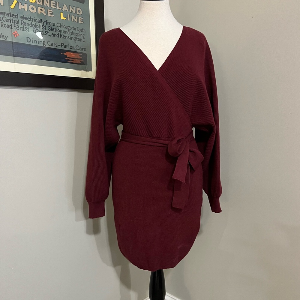 Sexy Sweater Dress, like new, Large